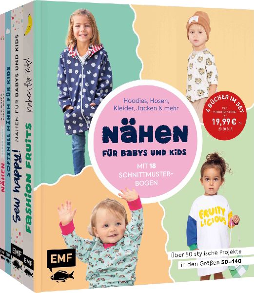 Nähen für Babys und Kids - die XXL-Schnittmustersammlung