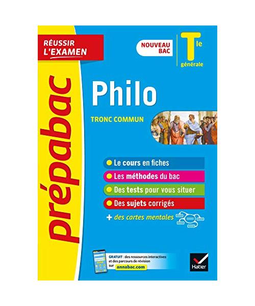 Philosophie Tle générale - Prépabac Réussir l'examen - Bac 2023: nouveau programme de Terminale