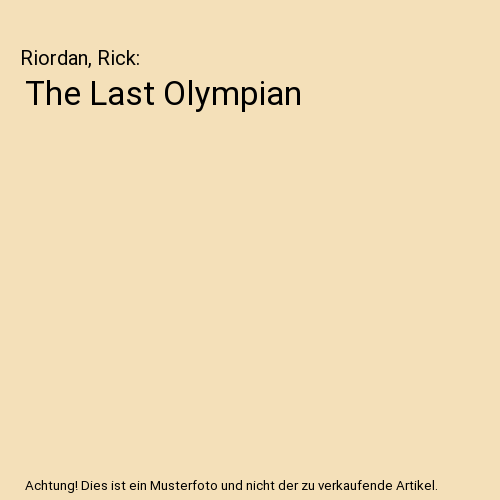 The Last Olympian