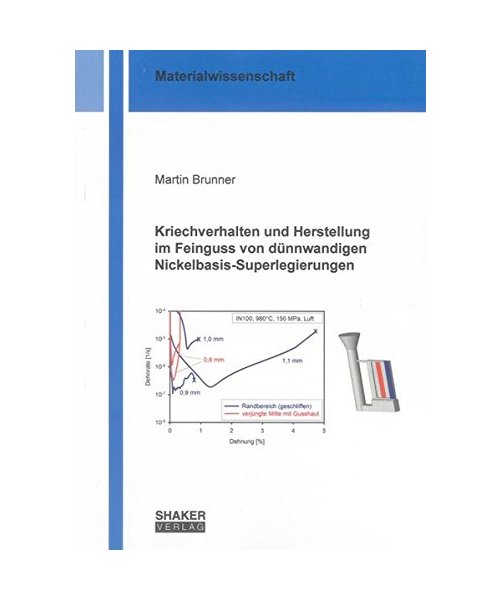 Kriechverhalten und Herstellung im Feinguss von dünnwandigen Nickelbasis-Superlegierungen