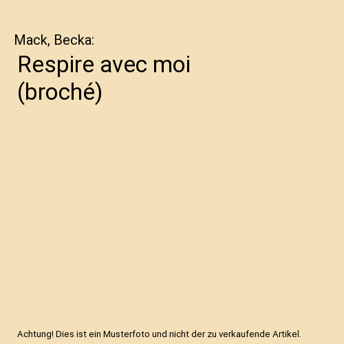 Respire avec moi (broché)