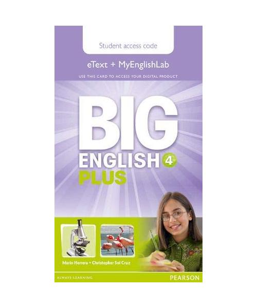 Big English Plus 4 Pupil's eText and MyEnglishLab Access Card