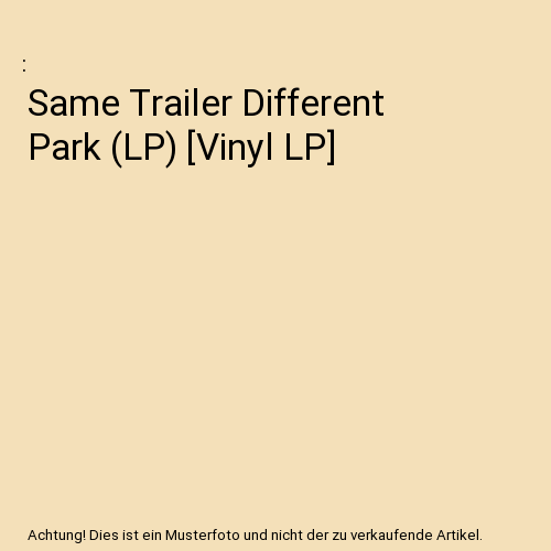 Same Trailer Different Park (LP) [Vinyl LP]