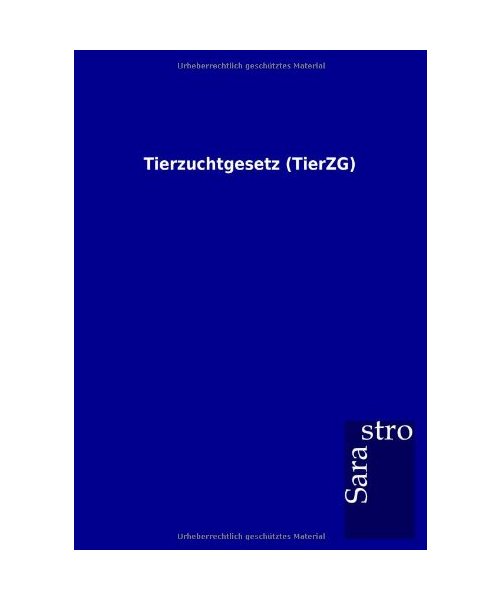 Tierzuchtgesetz (TierZG)