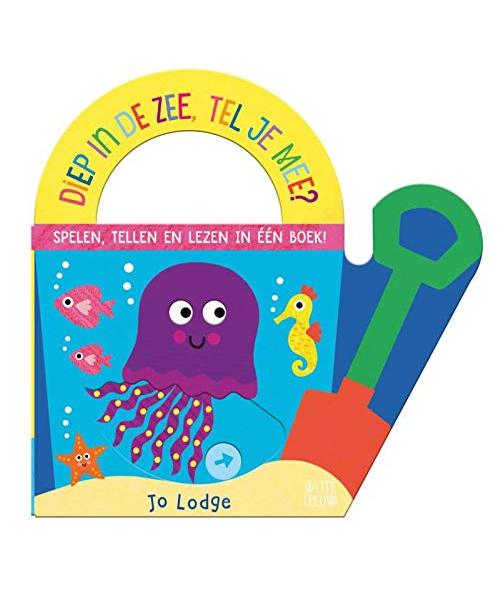 Diep in de zee, tel je mee?: spelen, tellen en lezen in één boek!