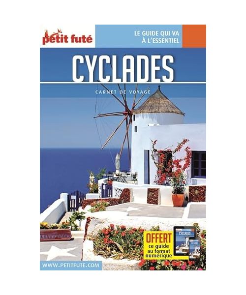 cyclades 2017 carnet petit fute + offre num (CARNETS DE VOYAGES)