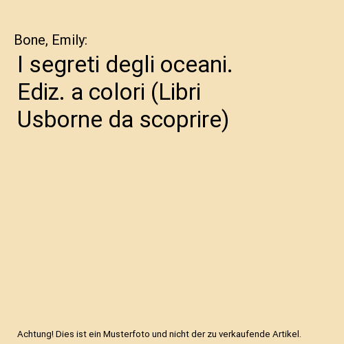 I segreti degli oceani