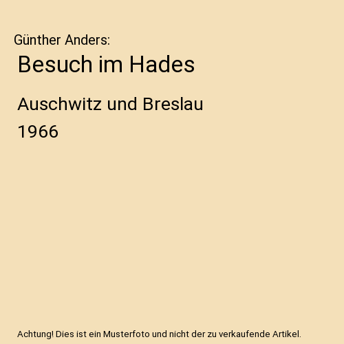 Besuch im Hades