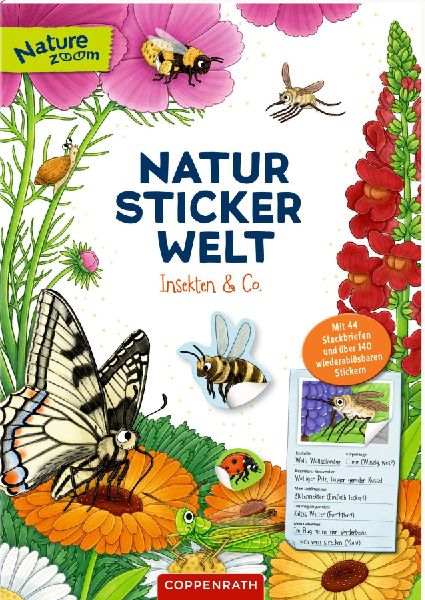 Natur-Stickerwelt - Insekten und Co.