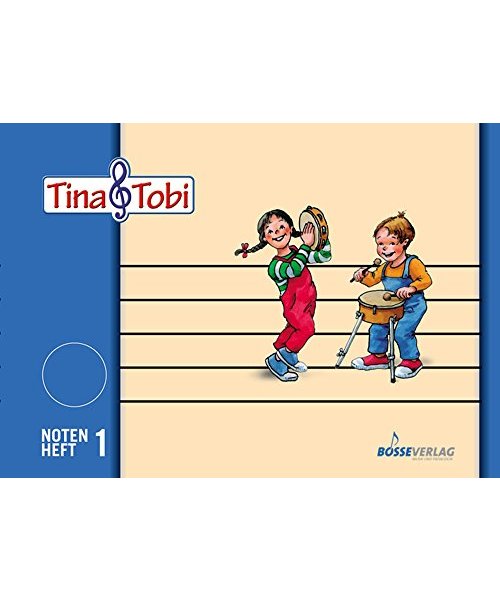 Tina und Tobi. Notenschreibheft 1. Halbjahr. Zur Musikfibel