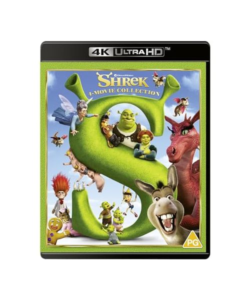 Shrek 1-4 [Blu-Ray 4K] (Keine deutsche Version)