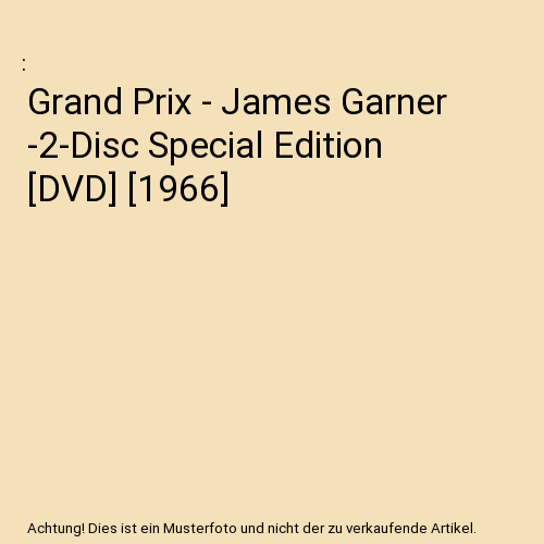 Grand Prix - James Garner -2-Disc Special Edition [DVD] [1966]