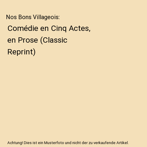 Nos Bons Villageois
