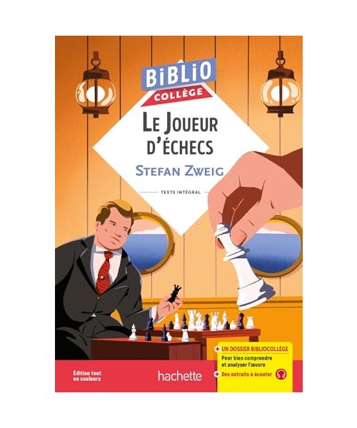 BiblioCollège Le Joueur d'échecs, Stefan Zweig