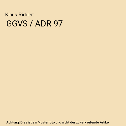 GGVS / ADR 97