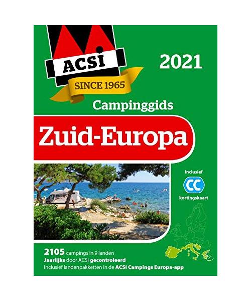 ACSI Campinggids Zuid-Europa 2021: 2105 campings in 9 landen