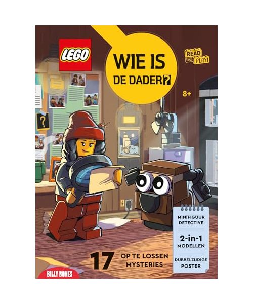 Wie is de dader?: Wees nieuwsgierig en word een superspeurder met Holmes en Wafson! (Read and play)
