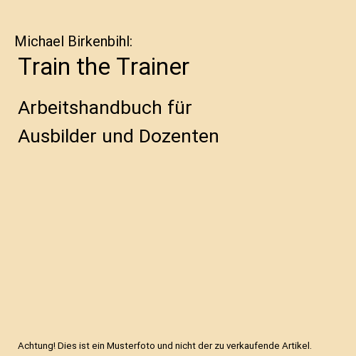 Train the Trainer