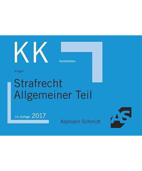 Karteikarten Strafrecht Allgemeiner Teil