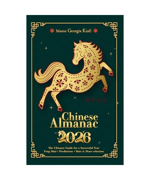 Chinese Almanac 2026: Year of the horse - The Ultimate Guide for a Successful Year - Feng Shui, Predictions, Date & Hour Selection