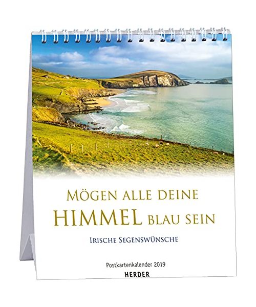 Mögen alle deine Himmel blau sein 2019 - Postkartenkalender
