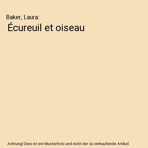 Écureuil et oiseau
