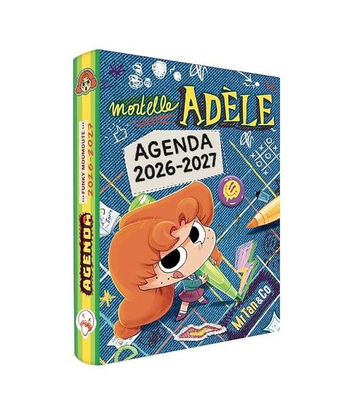 Agenda Scolaire Mortelle Adèle 2026-2027