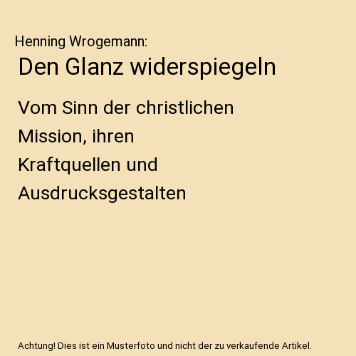 Den Glanz widerspiegeln