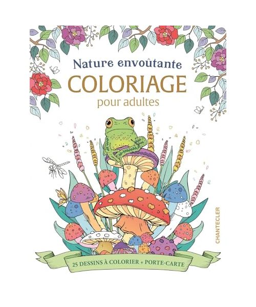 Nature envoûtante - Coloriage pour adultes (boîte): 25 magnifiques dessins à colorier