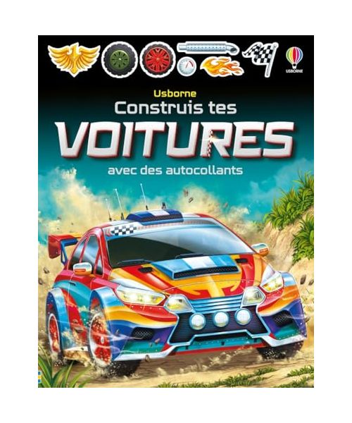 Construis tes voitures avec des autocollants - Dès 5 ans