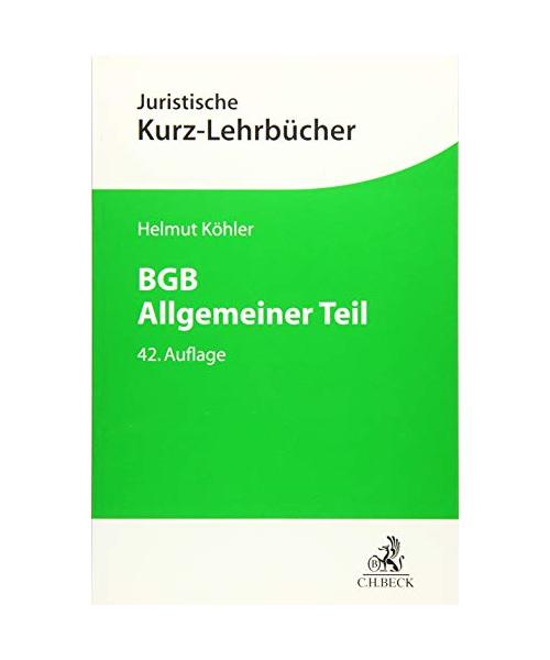 BGB Allgemeiner Teil