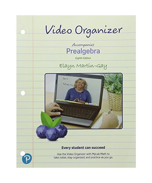 Video Organizer for Prealgebra