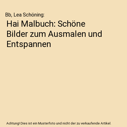 Hai Malbuch