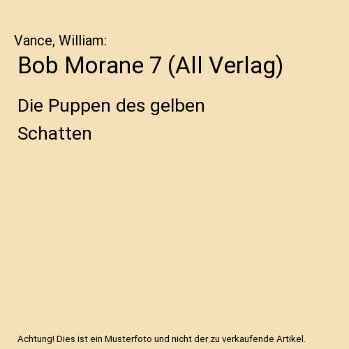 Bob Morane 7 (All Verlag)