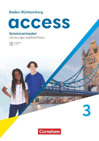 Access Band 3: 7. Schuljahr - Baden-Württemberg - Ausgabe 2025 - Grammarmaster mit Lösungen und Erklärfilmen