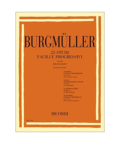 25 Studi Facili E Progressivi Per Le Piccole Mani . Partitur (PIANO)