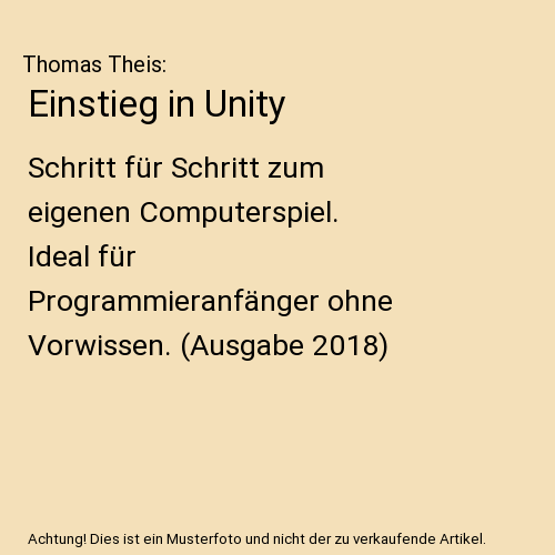 Einstieg in Unity