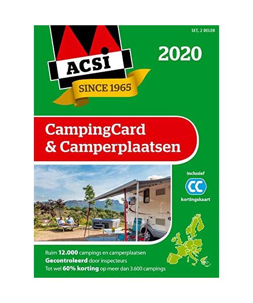 ACSI campingcard & camperplaatsen 2020: set 2 delen (ACSI Campinggids)