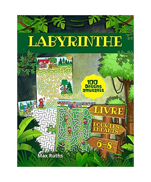 Labyrinthe Livre Pour les Enfants 6-8