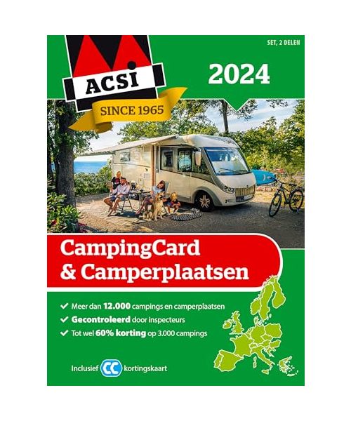 ACSI campingcard & camperplaatsen 2024 (ACSI Campinggids)