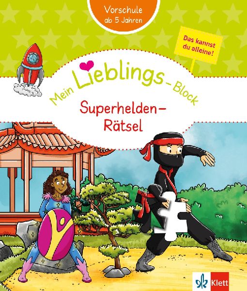 Klett Mein Lieblings-Block: Superhelden-Rätsel
