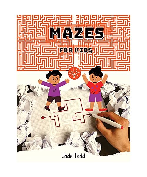 Double Mazes Book For Kids Challenging and Fun Maze Learning Activity Book for kids ages 8-12 year olds Workbook with Puzzles for Children, Brain Chal