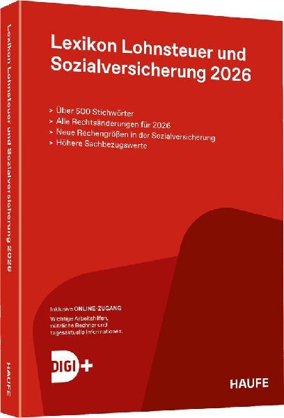 Lexikon Lohnsteuer und Sozialversicherung 2026 plus Onlinezugang