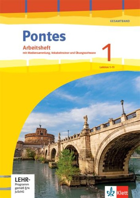 Pontes Gesamtband 1. Arbeitsheft mit Vokabeltrainer 1. Lernjahr