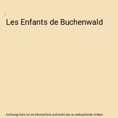 Les Enfants de Buchenwald