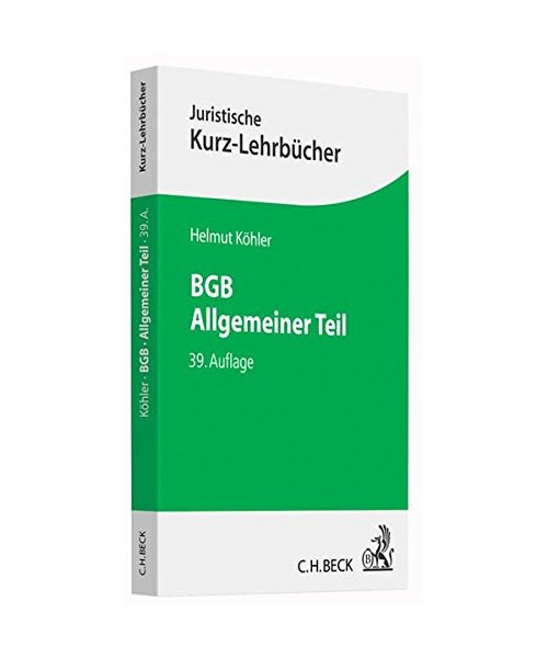 BGB Allgemeiner Teil
