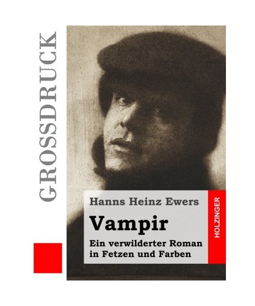 Vampir (Großdruck): Ein verwilderter Roman in Fetzen und Farben