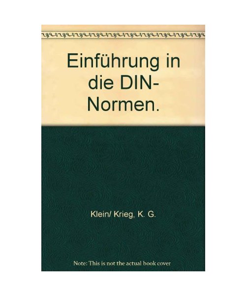 Einführung in die DIN-Normen