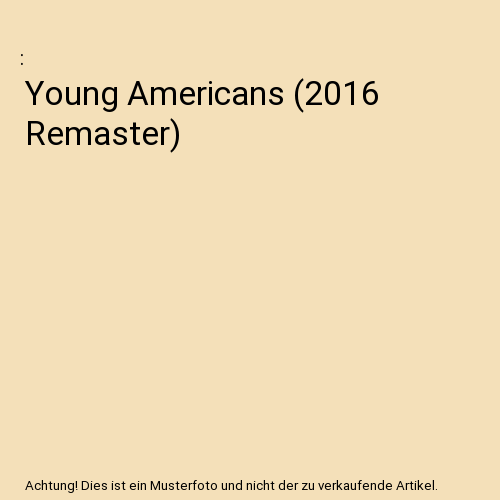 Young Americans (2016 Remaster)