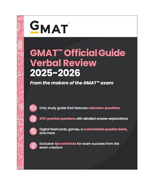 GMAT Official Guide Verbal Review 2025-2026